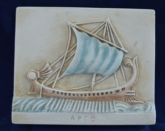 Argo the ship on which Jason and the Argonauts sailed Sculpture Relief artifact