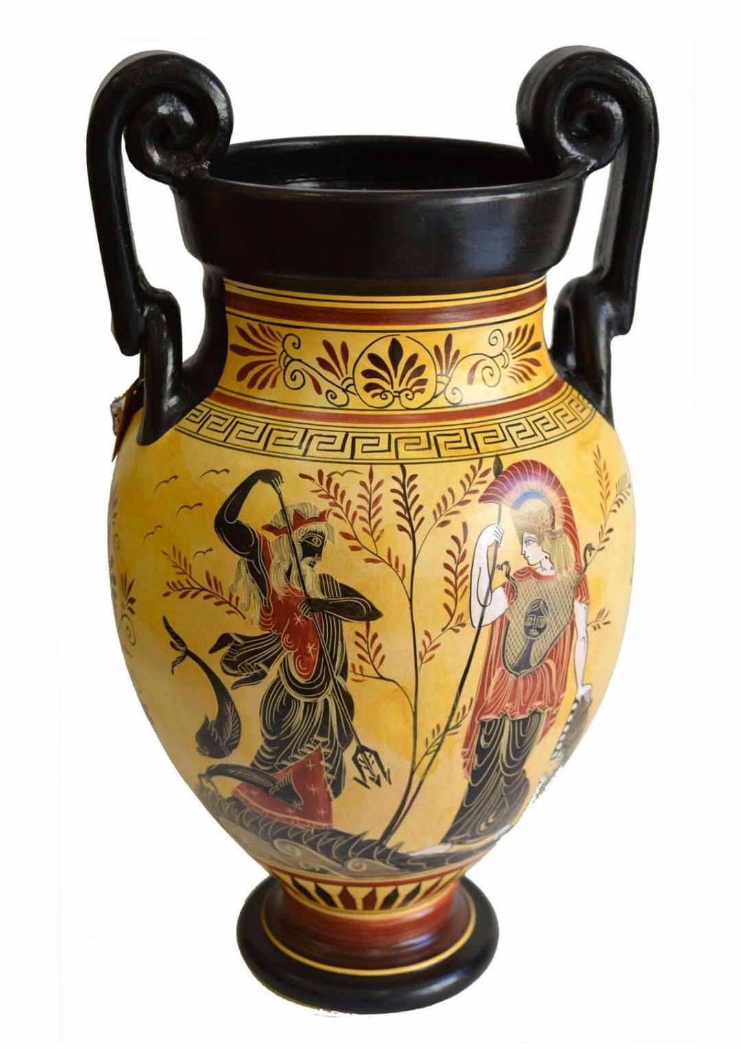 Apollo Riding the Sun Chariot God of Light Goddess Athena With Poseidon