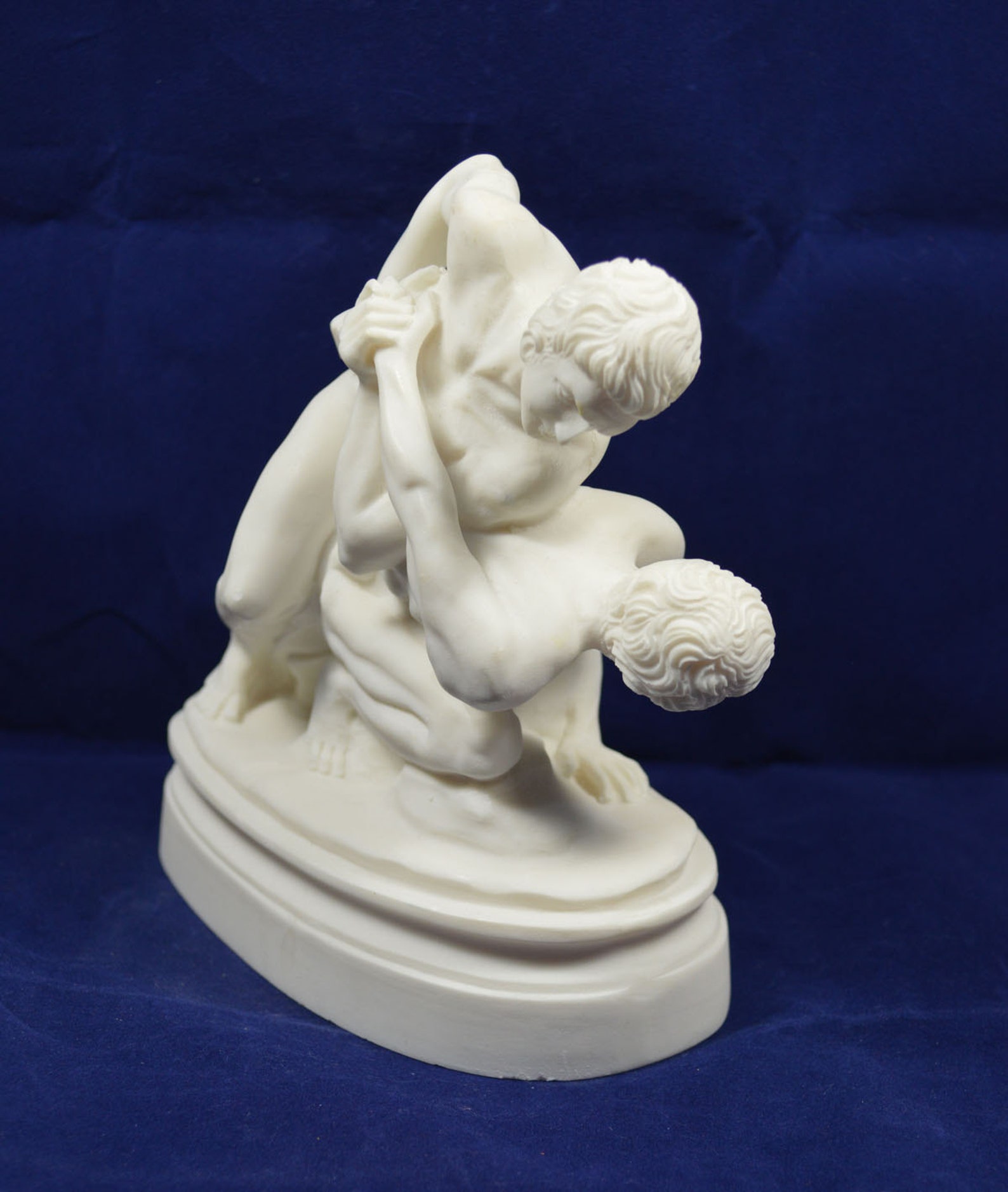 Pankration wrestling in Ancient Greece Alabaster statue Etsy