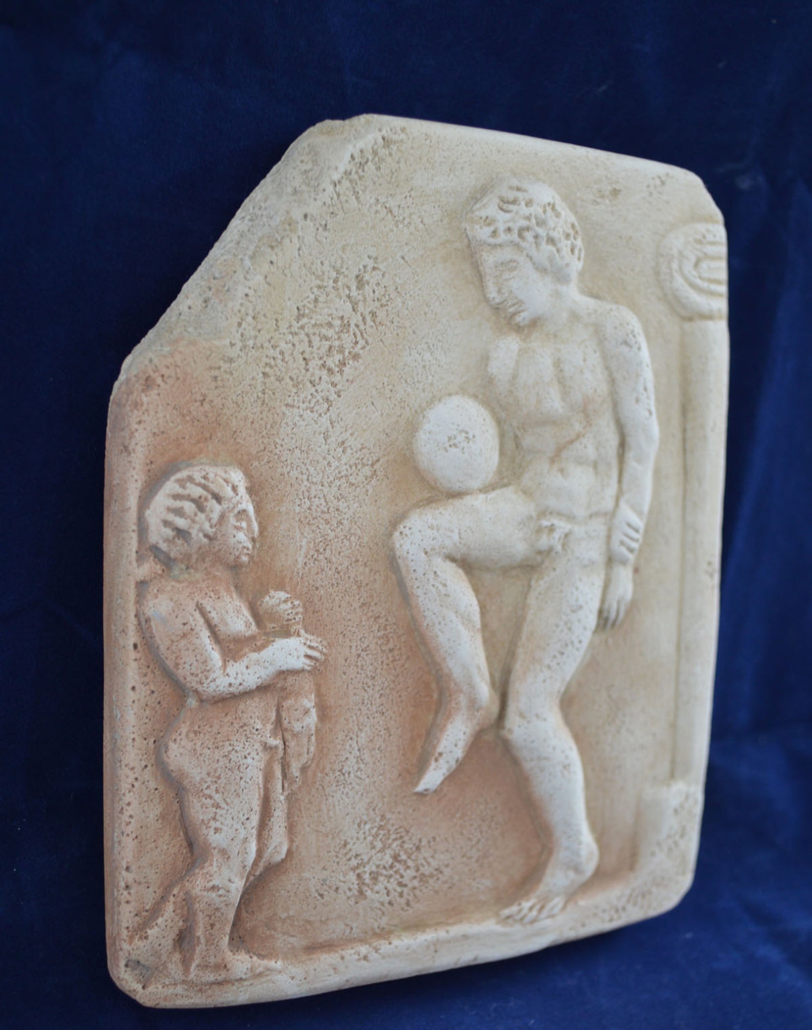 Football Soccer Episkiron in Ancient Greece Sculpture Relief Etsy