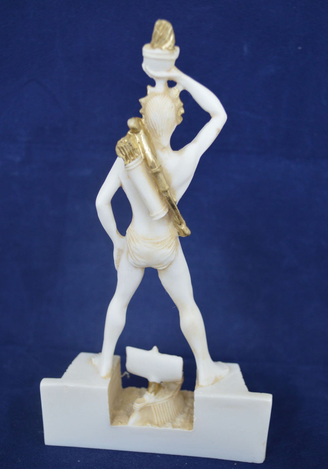 Colossus of Rhodes Sculpture God of Sun Helios Small Statue Etsy