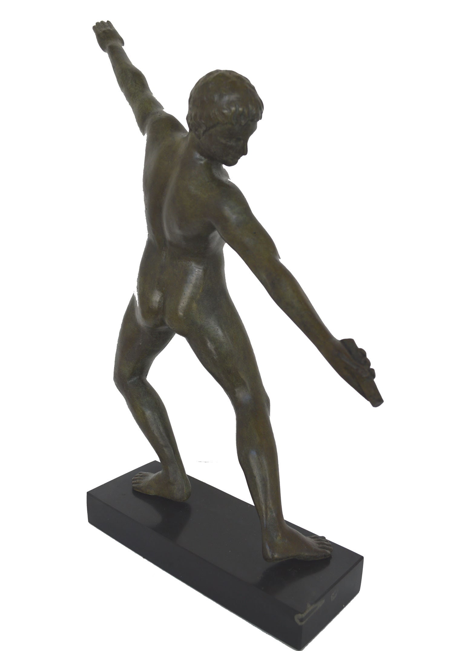 Athlete statue ancient Greek bronze reproduction Great Etsy