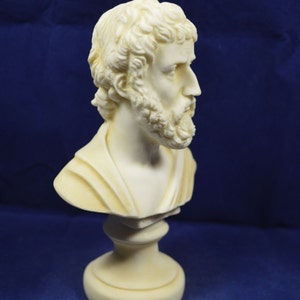 Sophocles sculpture bust ancient Greek philosopher aged statue image 4