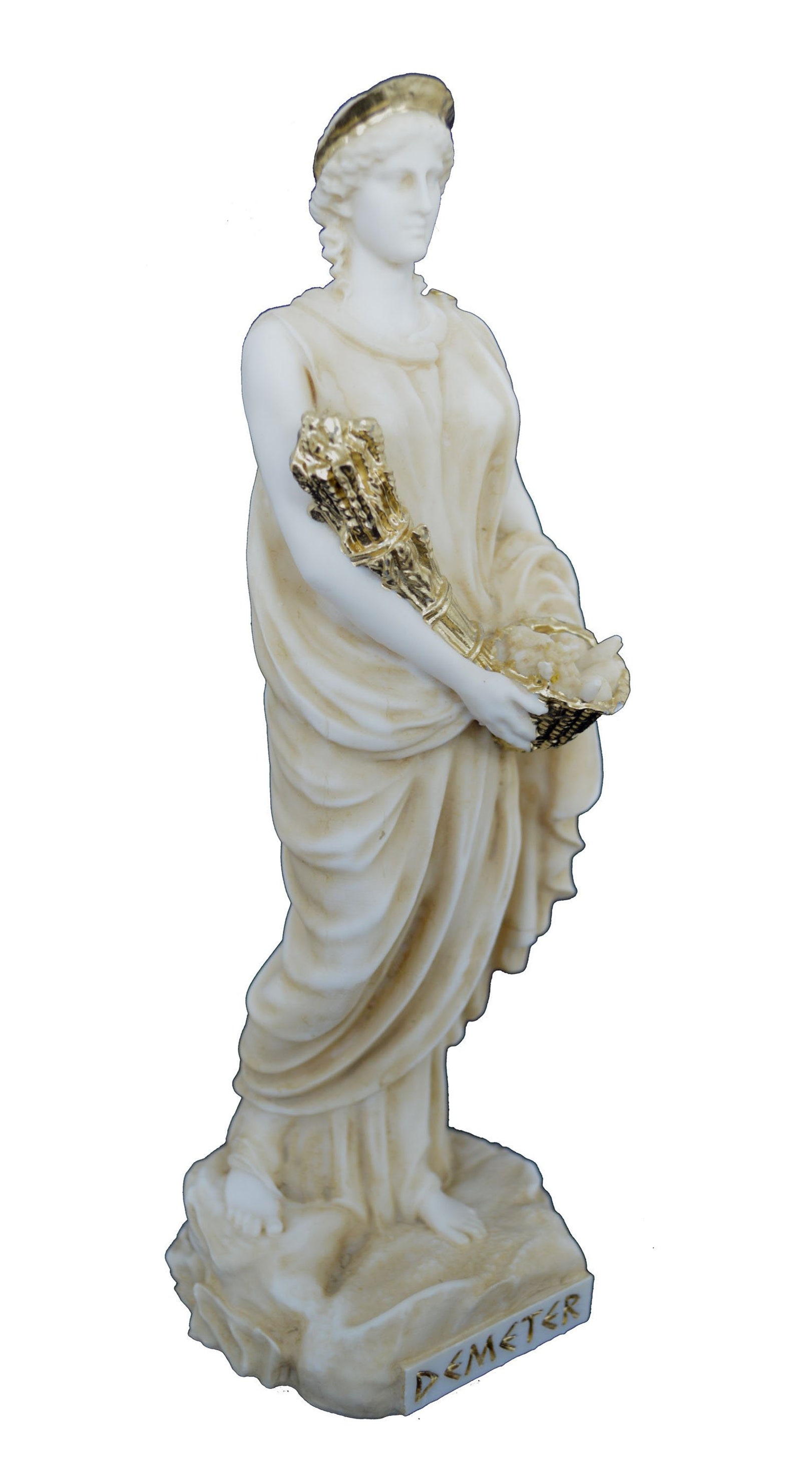 Demeter Sculpture Ancient Greek Goddess of the Agriculture Etsy