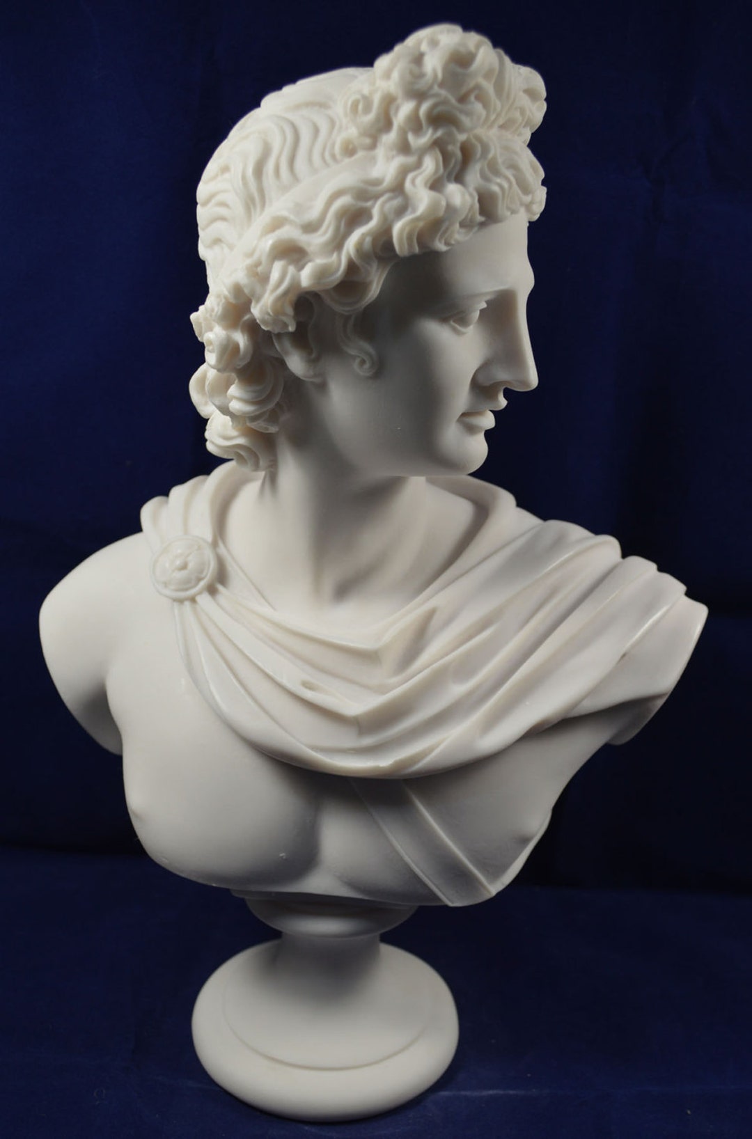 Apollo Sculpture Statue Ancient Greek God of Sun and Poetry Great Bust -   Canada