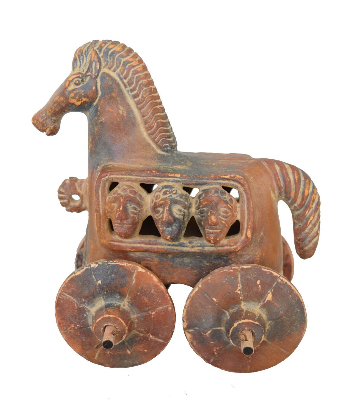 Trojan Horse Sculpture Reproduction Artifact From Greece Etsy