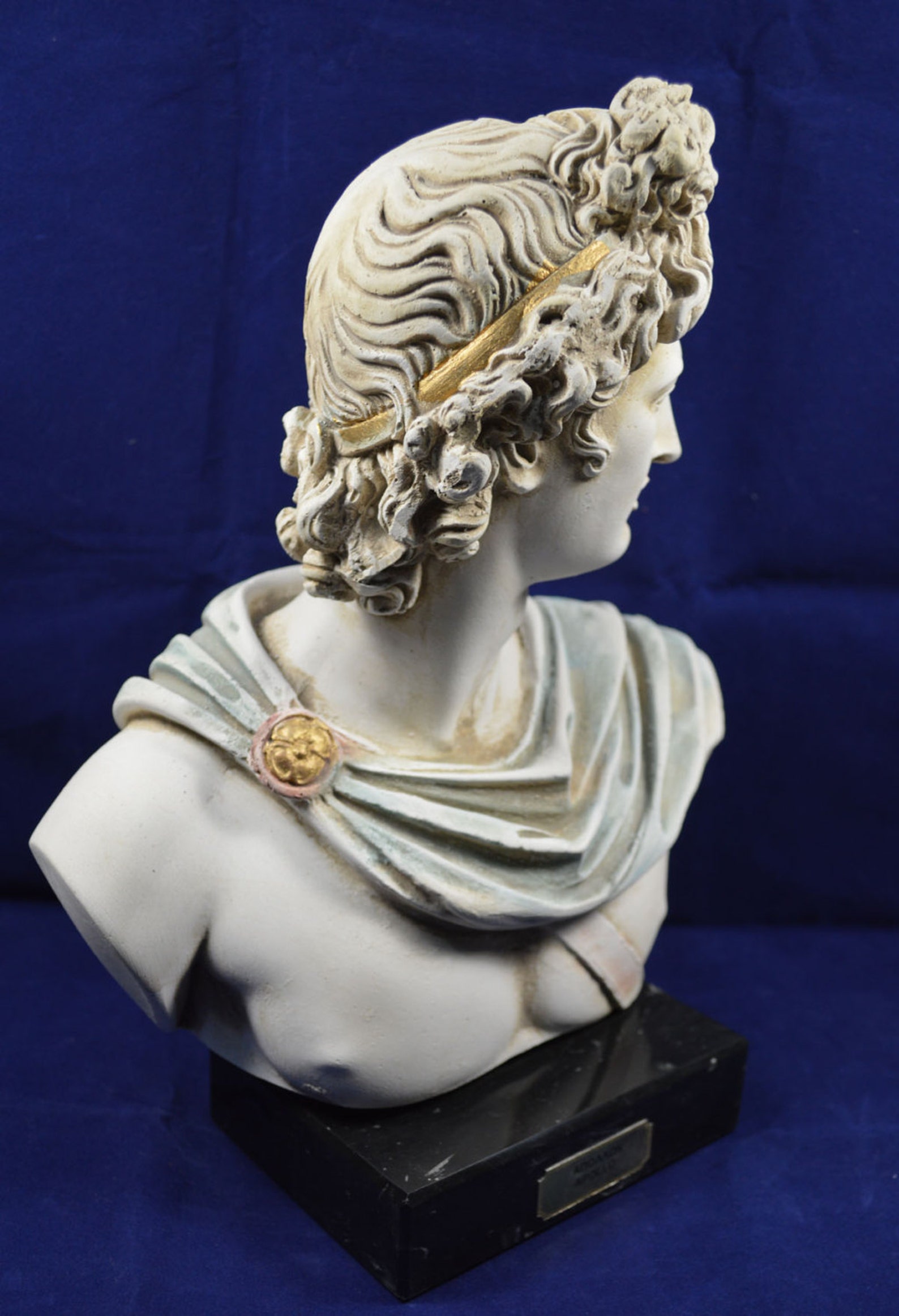 Apollo Sculpture Bust Ancient Greek God Of Sun And Poetry Etsy