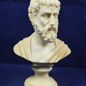 Sophocles sculpture bust ancient Greek philosopher aged statue image 5