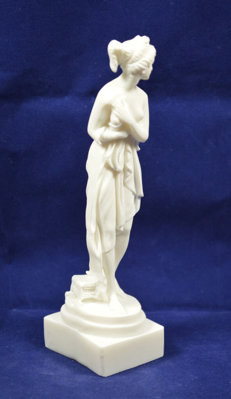 Sappho statue ancient Greek poet small sculpture image 4