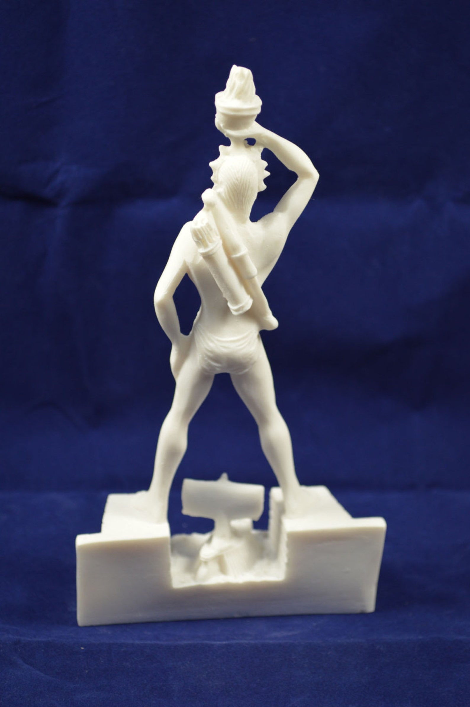 Colossus of Rhodes Sculpture God of Sun Helios Small Statue Etsy