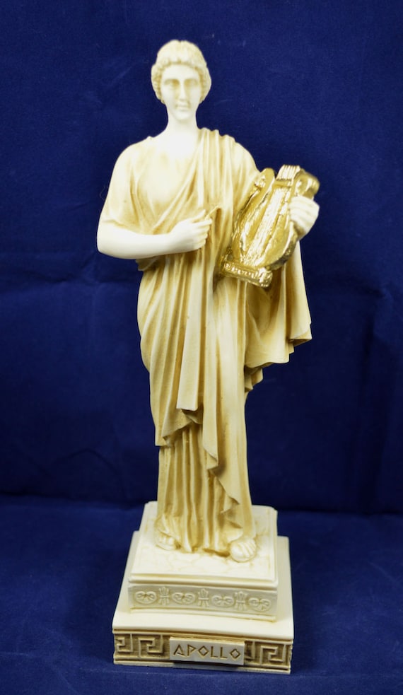 Gott Apollo Statue Antiken Griechischen Gott Der Sonne Und Etsy