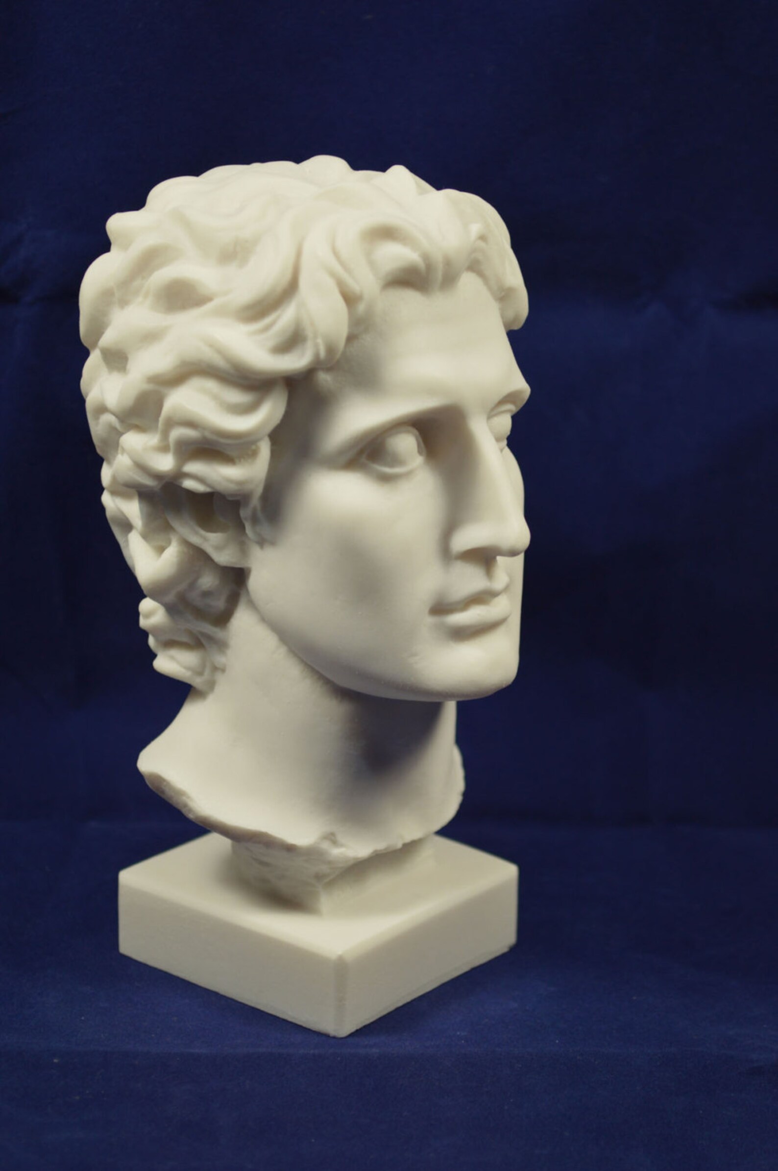 Alexander the Great Head Bust Sculpture Etsy