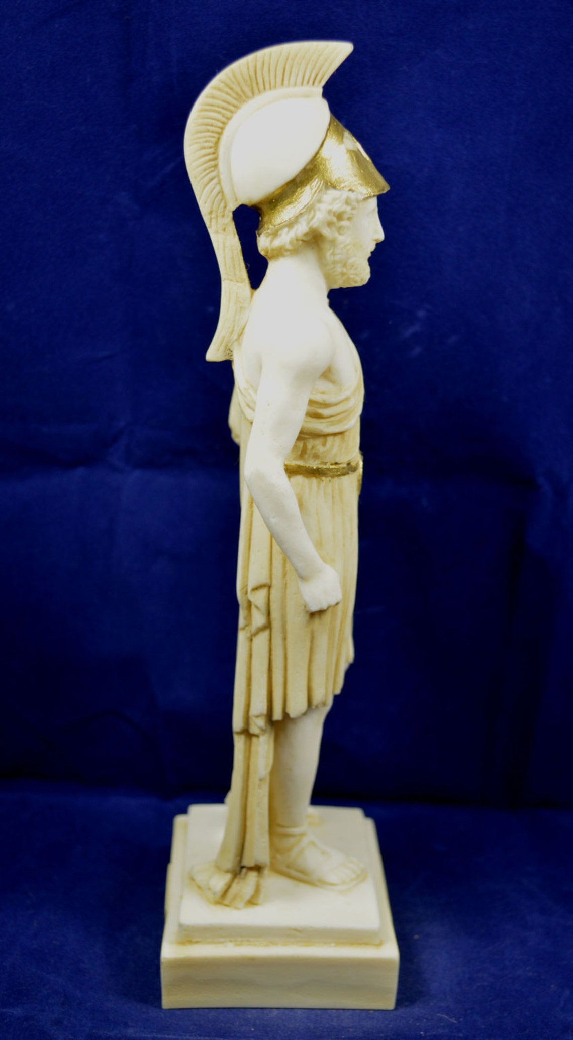 Ancient Greek Pericles Sculpture Alabaster Patina Aged Statue Etsy UK