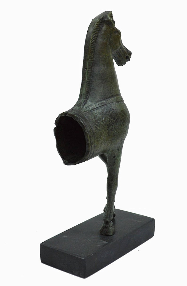 Horse Sculpture Ancient Greek Bronze Statue Acropolis Museum Etsy