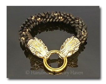 Dragon Bracelet, Dragon Jewelry, Khal Bracelet, Khaleesi Bracelet, Dragons, Viking Jewelry