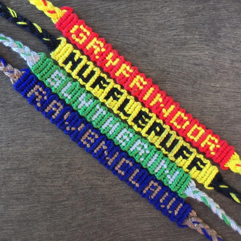 gryffindor friendship bracelet