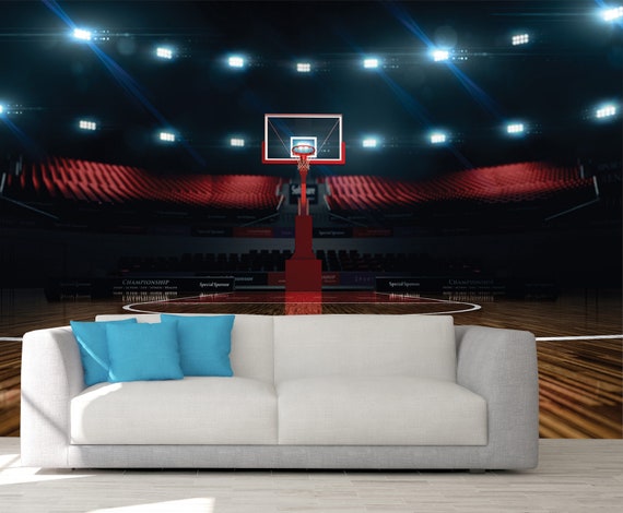 Basketball court Wall Mural Wallpaper