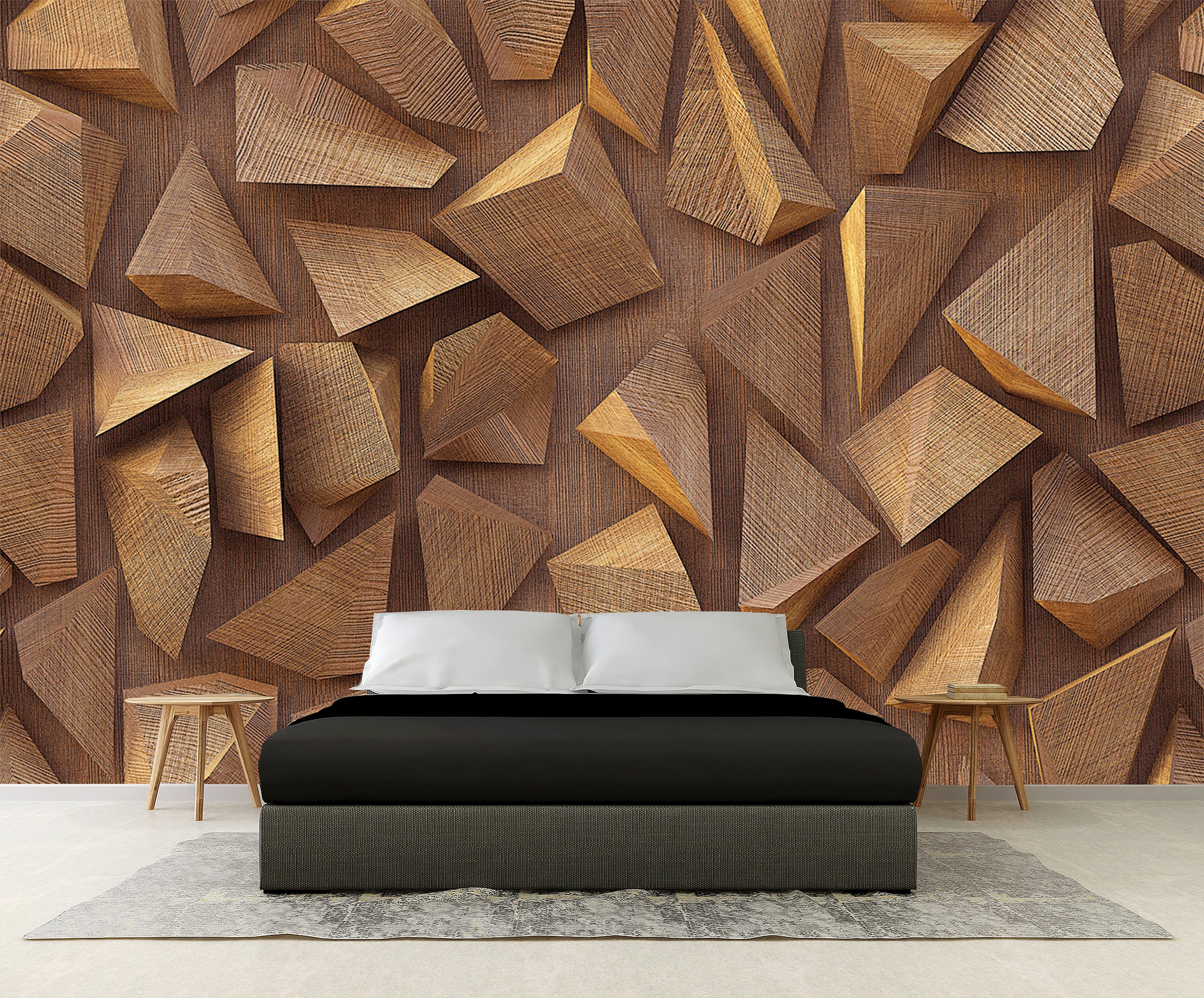 3D WOOD ART, 3D Wooden Wall Art, Peel and Stick, 3D Wooden Puzzle