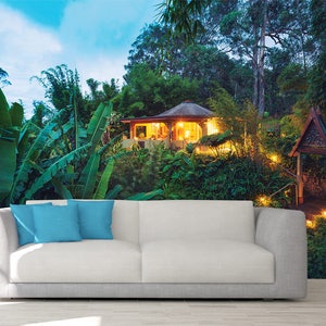 Jungle Peel and Stick Wallpaper, Tropical Exotic Decor