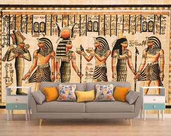 PHARAO Peel and Stick Wall Art EGYPT Wallpaper Custom Wall - Etsy UK