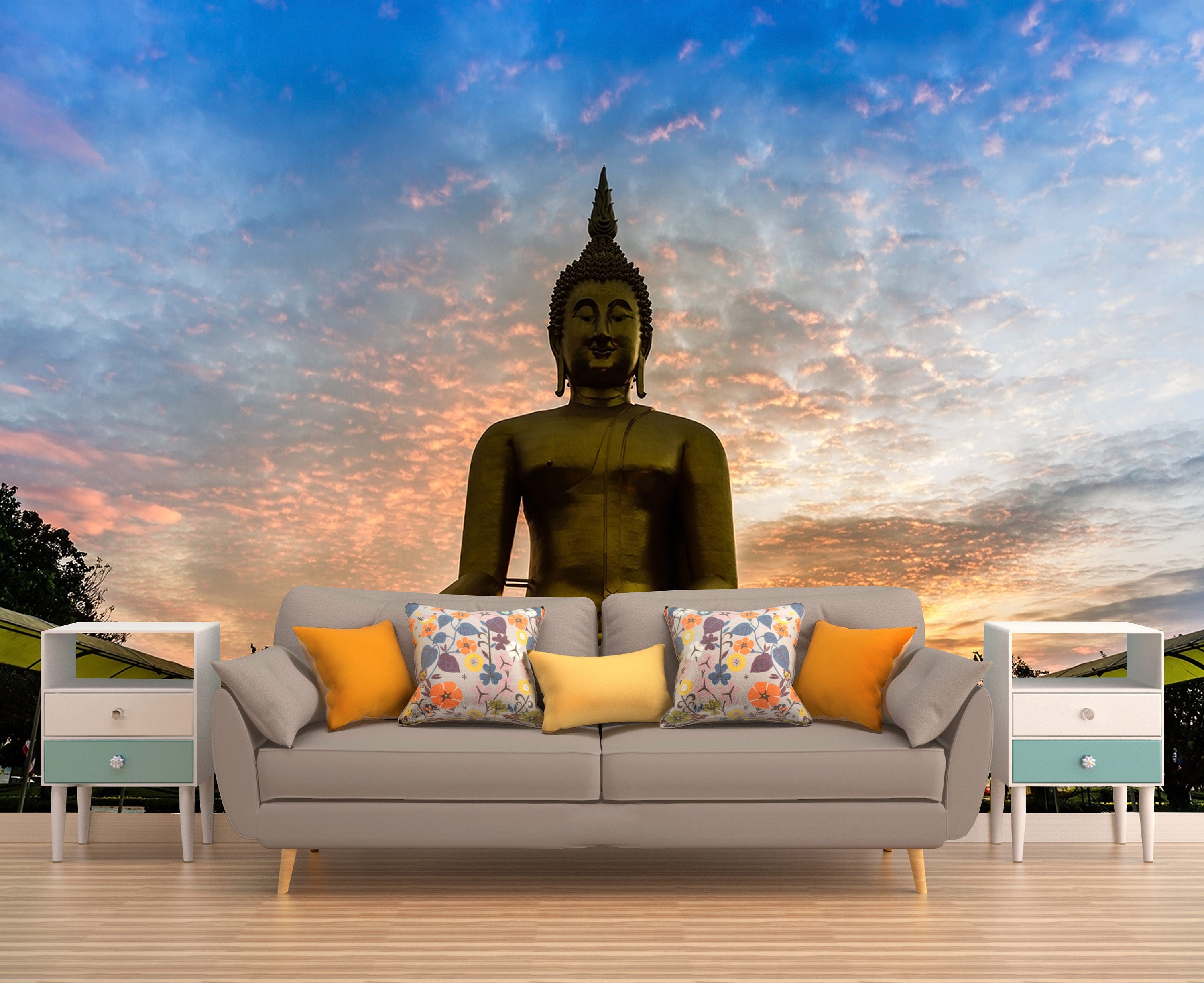 Peel and Stick Wall Art Buddha Wallpaper Rustic Wall Mural - Etsy New Zealand Peel and Stick Wall Art Buddha Wallpaper Rustic Wall Mural - Etsy New Zealand