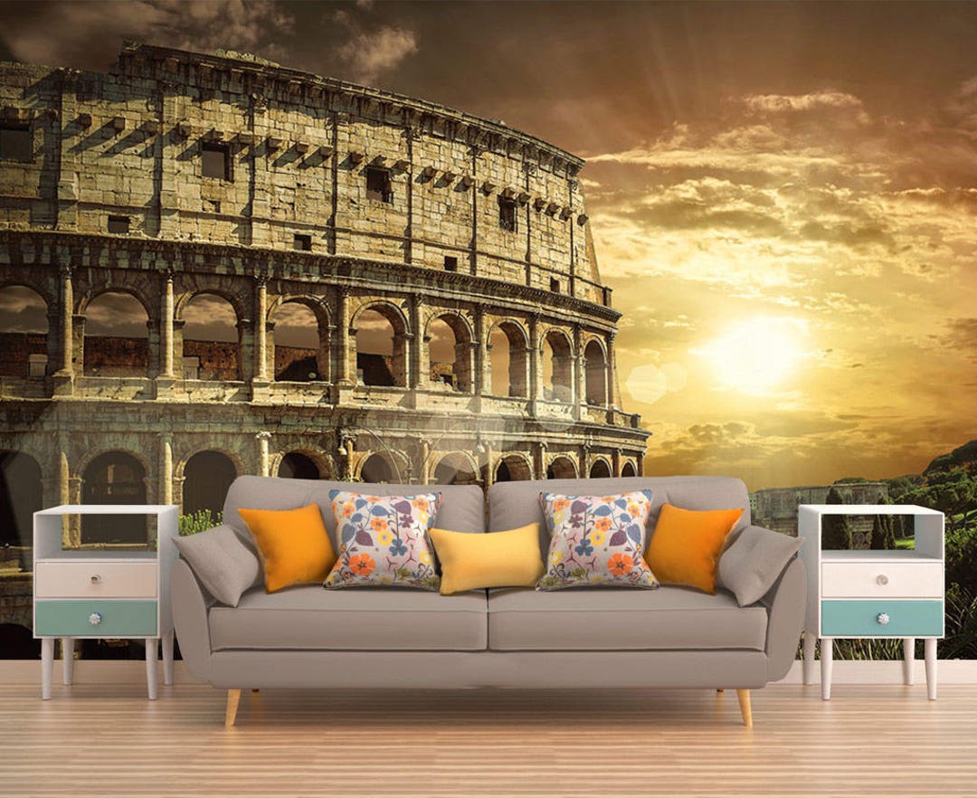 Colosseum Wall Art, PEEL AND STICK, Italy Charm, Italy Prints, Italy