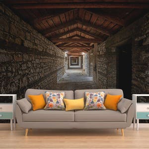 Rustic Wall Decor 3D Wallpaper Wall Mural Rustic Rustic - Etsy