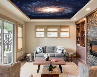 Ceiling Décor, PEEL AND STICK, Milky Way Galaxy, Nebula Wall Art, Stars Ceiling, Open Space Wallpaper, Bedroom Home Décor, Personalized Gift