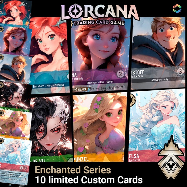 Custom Enchanted Lorcana Card Etsy UK