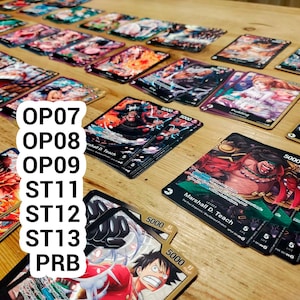 Nouveauté OP07-OP09 + PRB + ST12-14, une pièce, personnalisé, sans HOLO