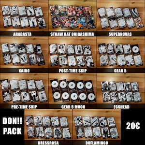 Custom DON!! Packs / One Piece Card Game / TCG / DIY no holo