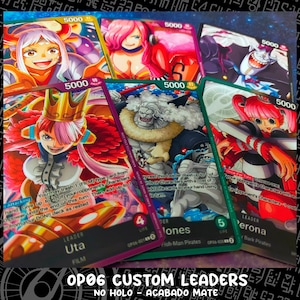 OP06 Cartes de leader personnalisées / Jeu de cartes One Piece / TCG / DIY no holo