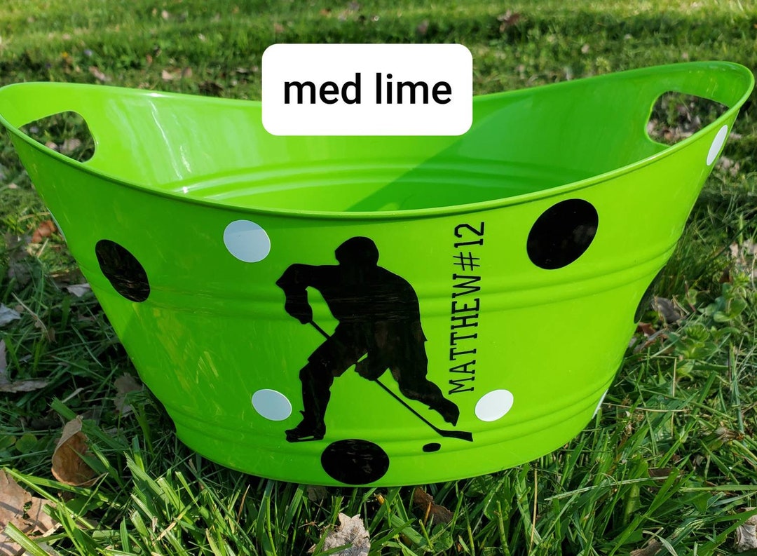 Hockey Easter Basket, Personalized Easter Basket, Toy Bucket, Gift Basket, Kids Gift, Toy Basket
