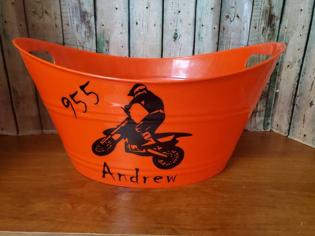 Dirt Bike Easter Basket Personalized Easter Basket Toy Etsy