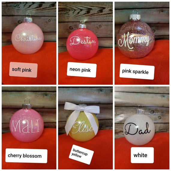 Plastic ball 2024 christmas ornaments