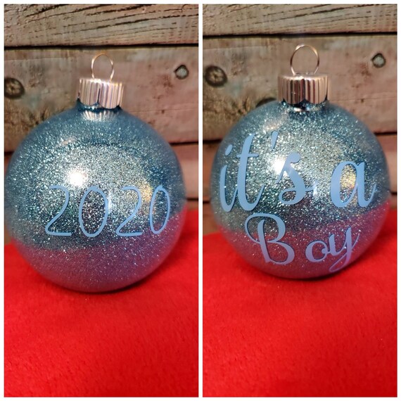 it a boy christmas ornament