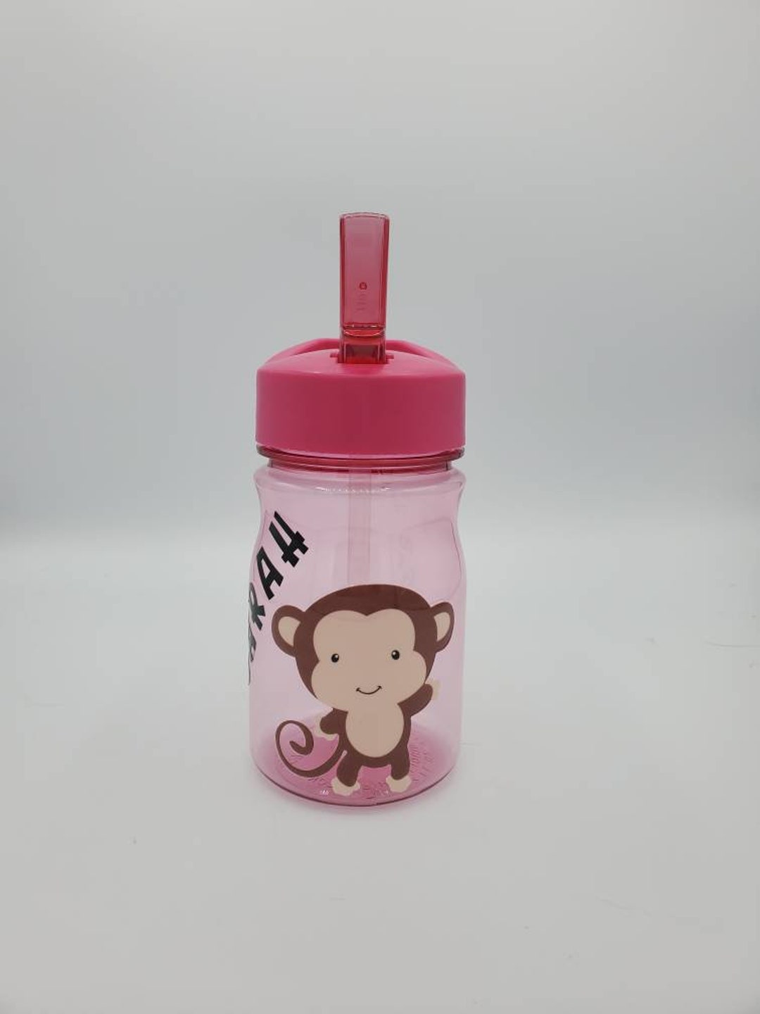 Monkey Water Bottle, Personalized Monkey Water Bottle, Monkey Bottle