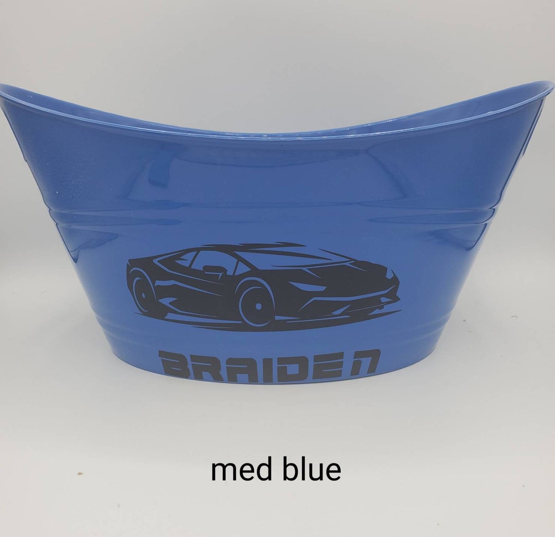 Race Car Easter Basket, Personalized Easter Basket, Toy Bucket, Gift