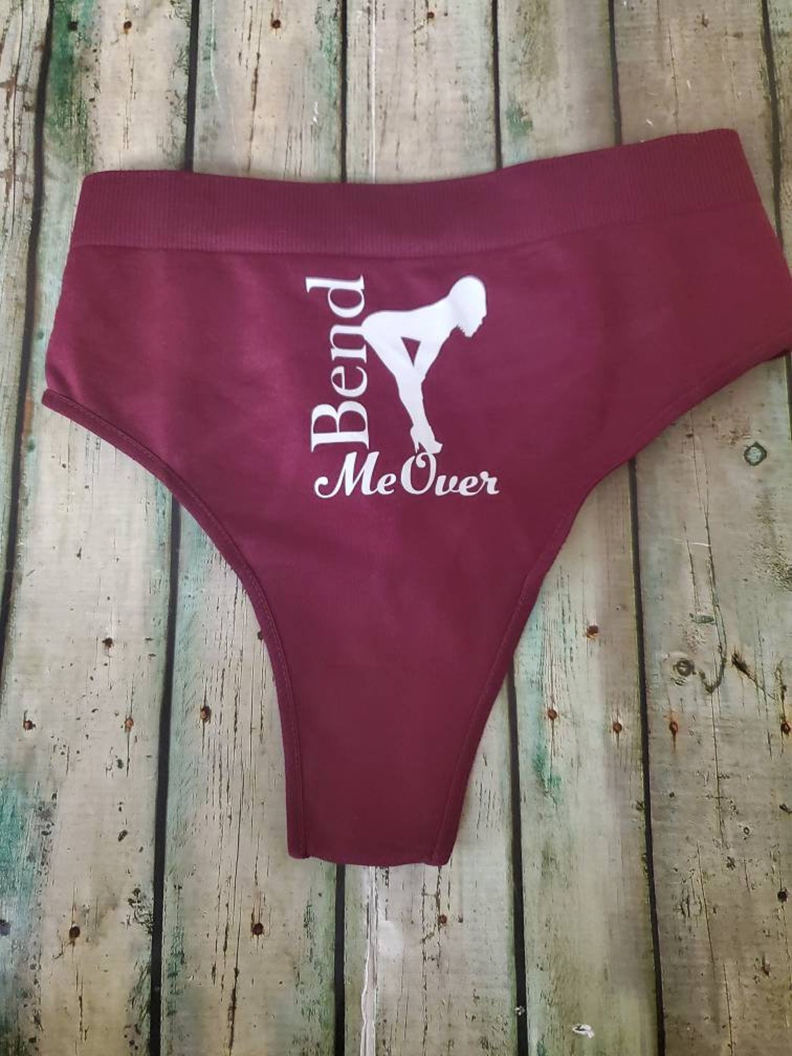 Naughty Valentines Thongs Naughty Thongs Bend Me Over Thong | Etsy