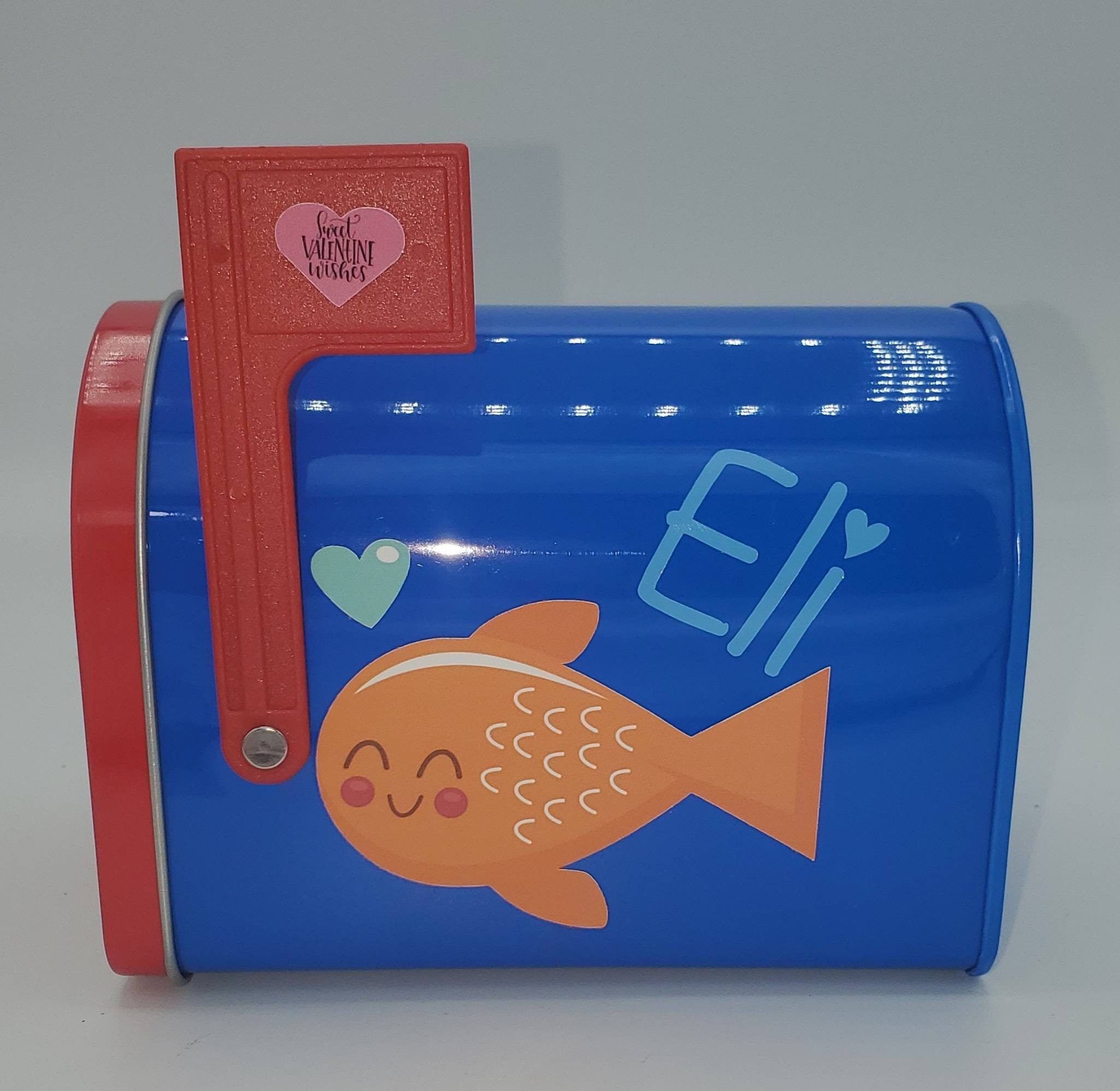 Personalized Fish Valentine Box, Personalized Valentine Mailbox, Valentine  Mailbox, Valentines Day Mini Mailbox, Personalized Kids Mailbox -   Canada