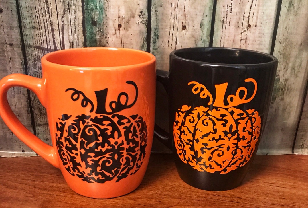 Pumpkin Coffee Mug Halloween Mug Thanksgiving Mug Novelty Etsy