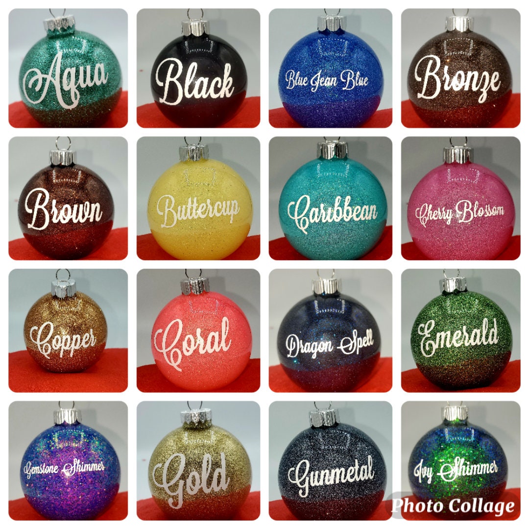 Christmas Balls Personalized Names