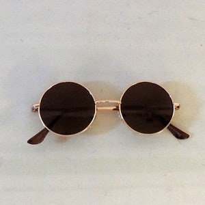 Marie Gold round  Sunglasses  1930s 1940s style  UV400