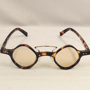 Wilma Faux Tortoiseshell  Small  Retro Sunglasses 1920s 1930s Art Deco style  UV400