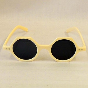 Retro Sunglasses | Vintage Glasses | New Vintage Eyeglasses Lana Beige  Sunglasses  1930s 1940s style  UV400  AT vintagedancer.com