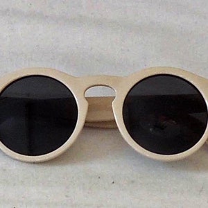 Josephine  Beige Sunglasses  1930s 1940s style  UV400