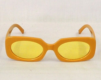 Karen Mustard Yellow  Sunglasses  Retro 1950's 1960s style  UV400