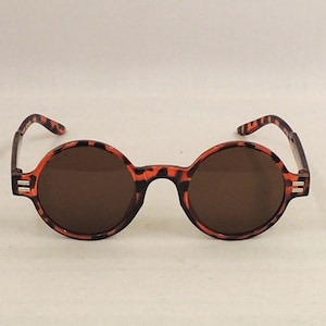 Marleen  Faux Tortoiseshell  round Sunglasses  1930s 1940s style  UV400