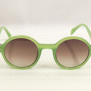 Nadia Green round Sunglasses  1920s 1930s style  UV400