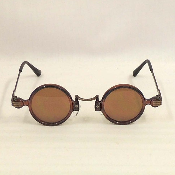 Ethel Brown Art Deco  Small Round Sunglasses Retro 1920s 1930s style  UV400